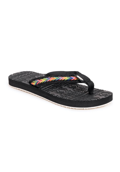 Shore Vacation Sandals, BLACK MULTI, hi-res image number null