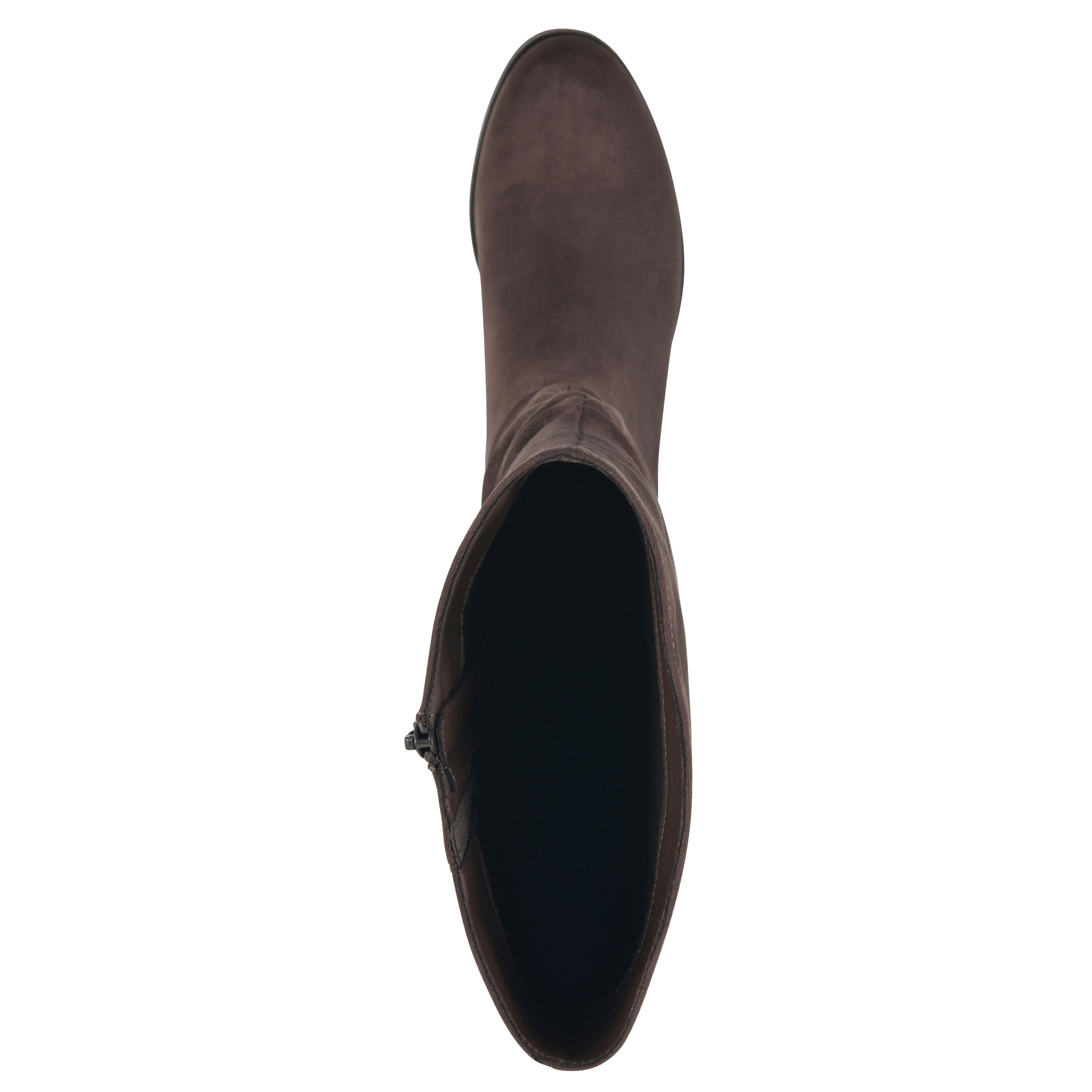 Barnes Tall Shaft Boot, DARK BROWN FABRIC, alternate image number 4