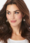 Charm Drop Earrings, GOLD, hi-res image number null