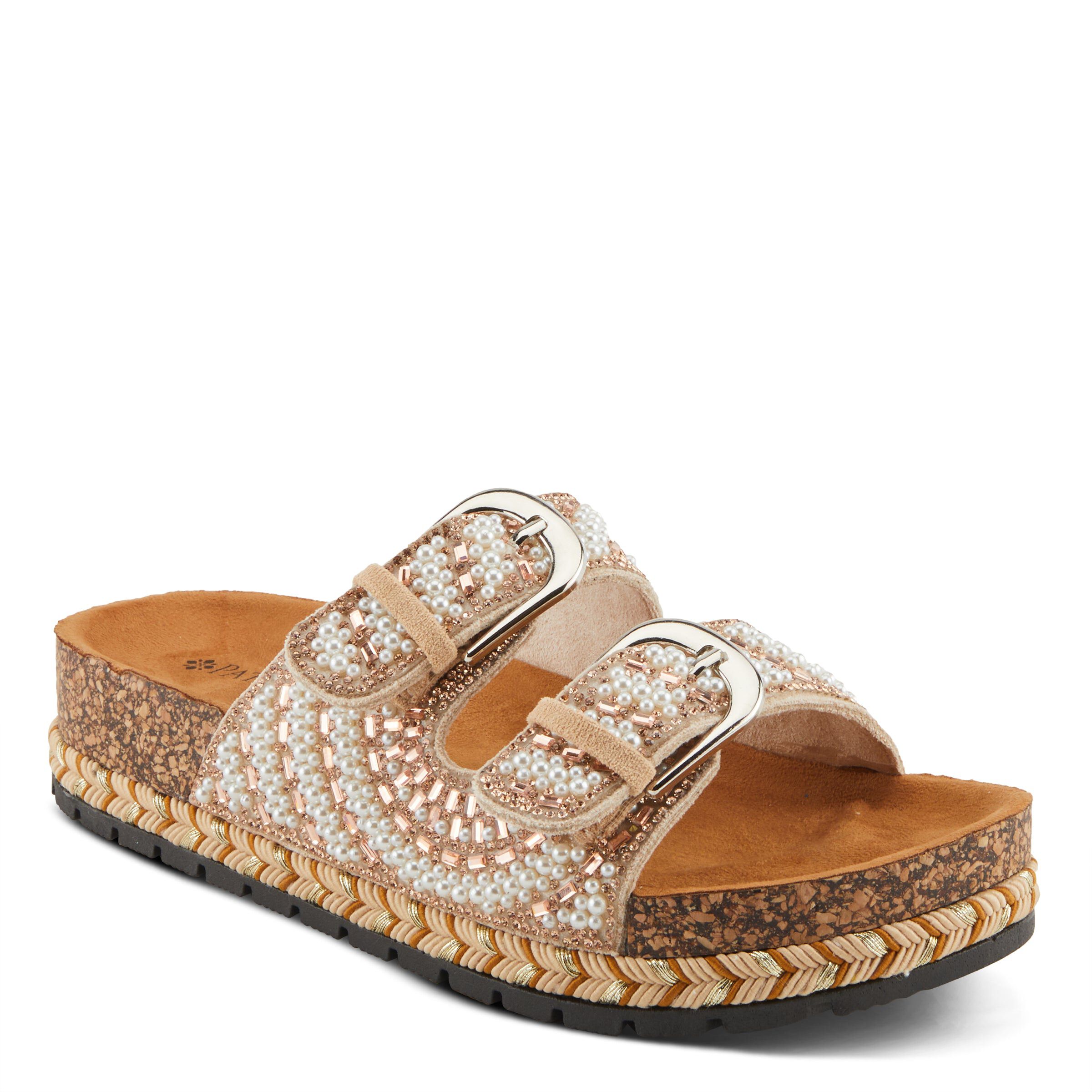 Pearline Slides Sandal, ROSE GOLD, hi-res image number 0