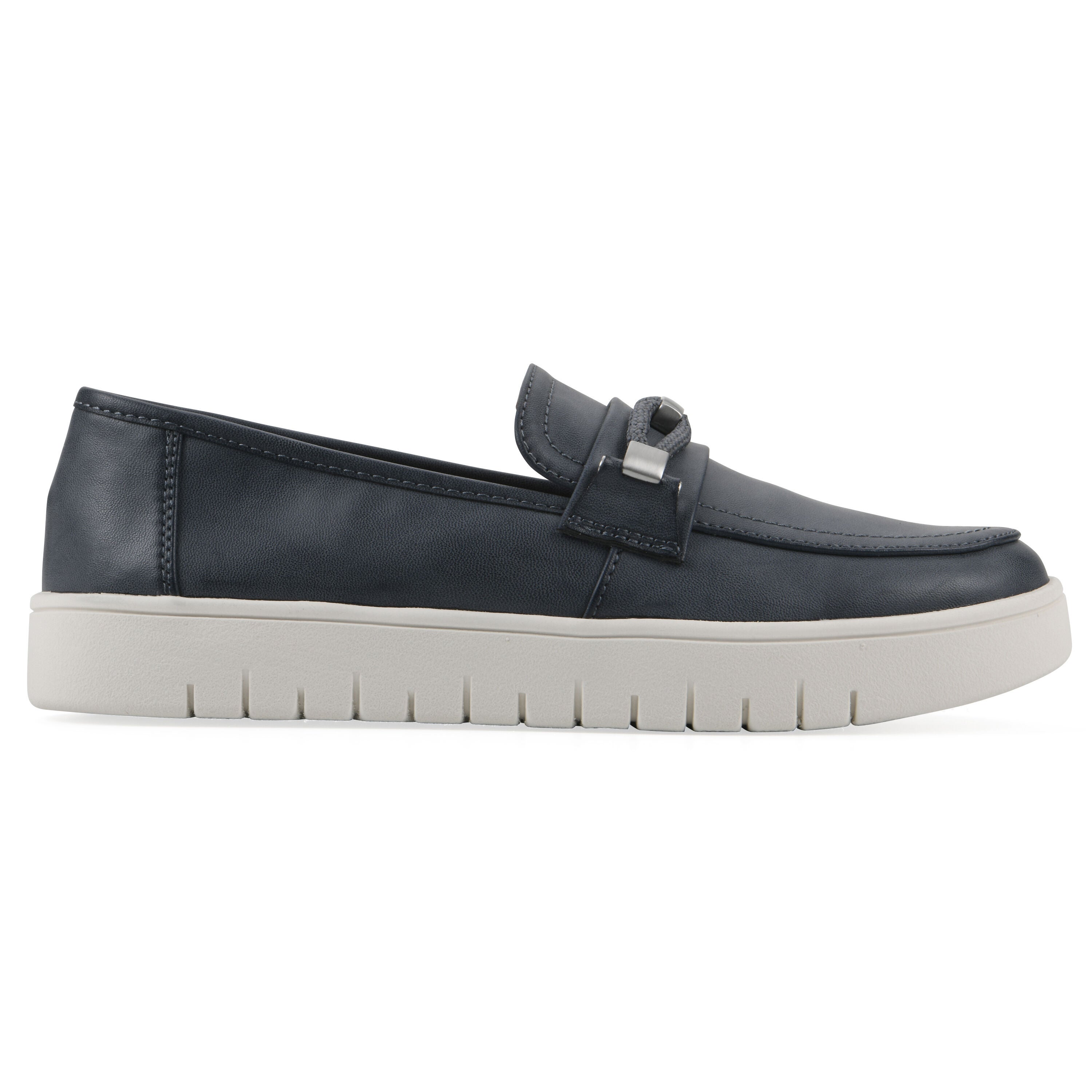 Naathan FOM Recovery Penny Loafer, NAVY SMOOTH, alternate image number 2