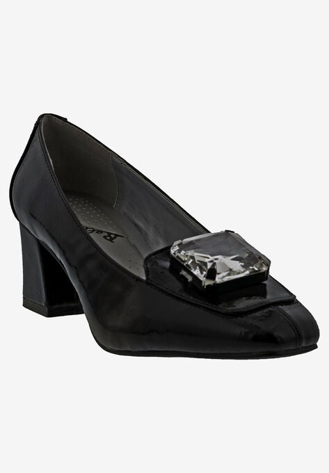 Amazing Pump, BLACK FAUX PATENT, hi-res image number null