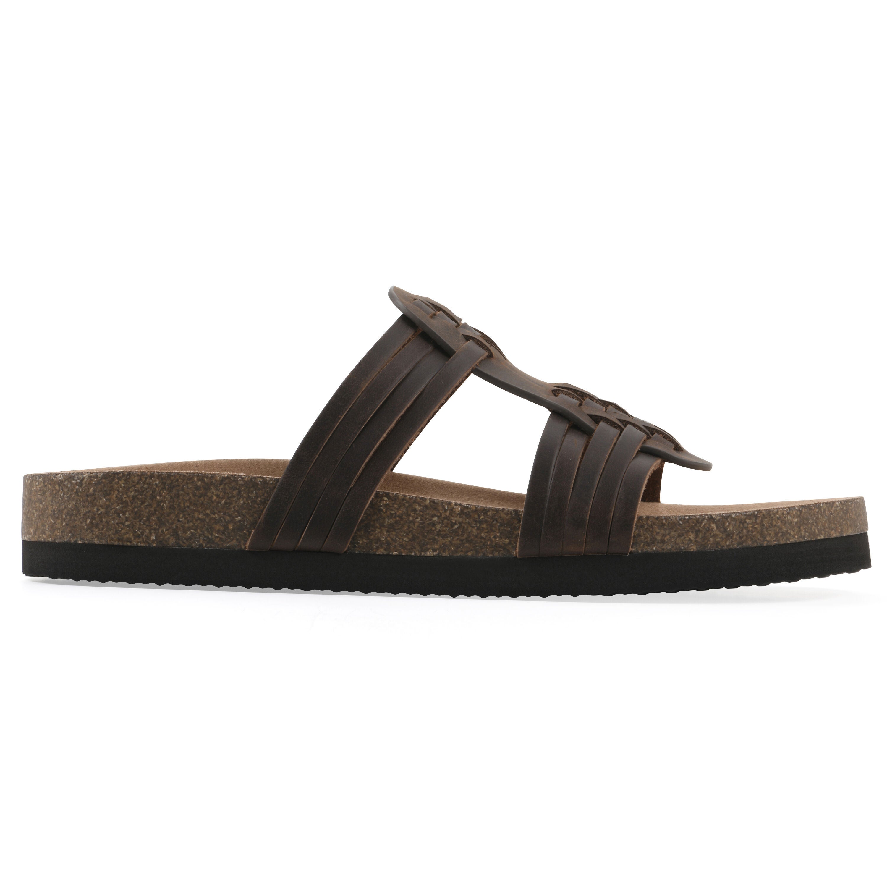 Halicore Footbeds Sandal, BROWN LEATHER, alternate image number 2