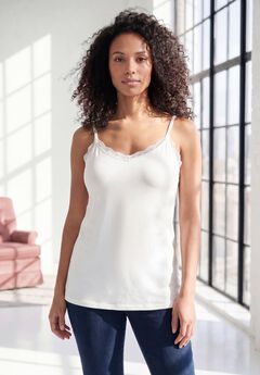 Lace Trim Bra Cami