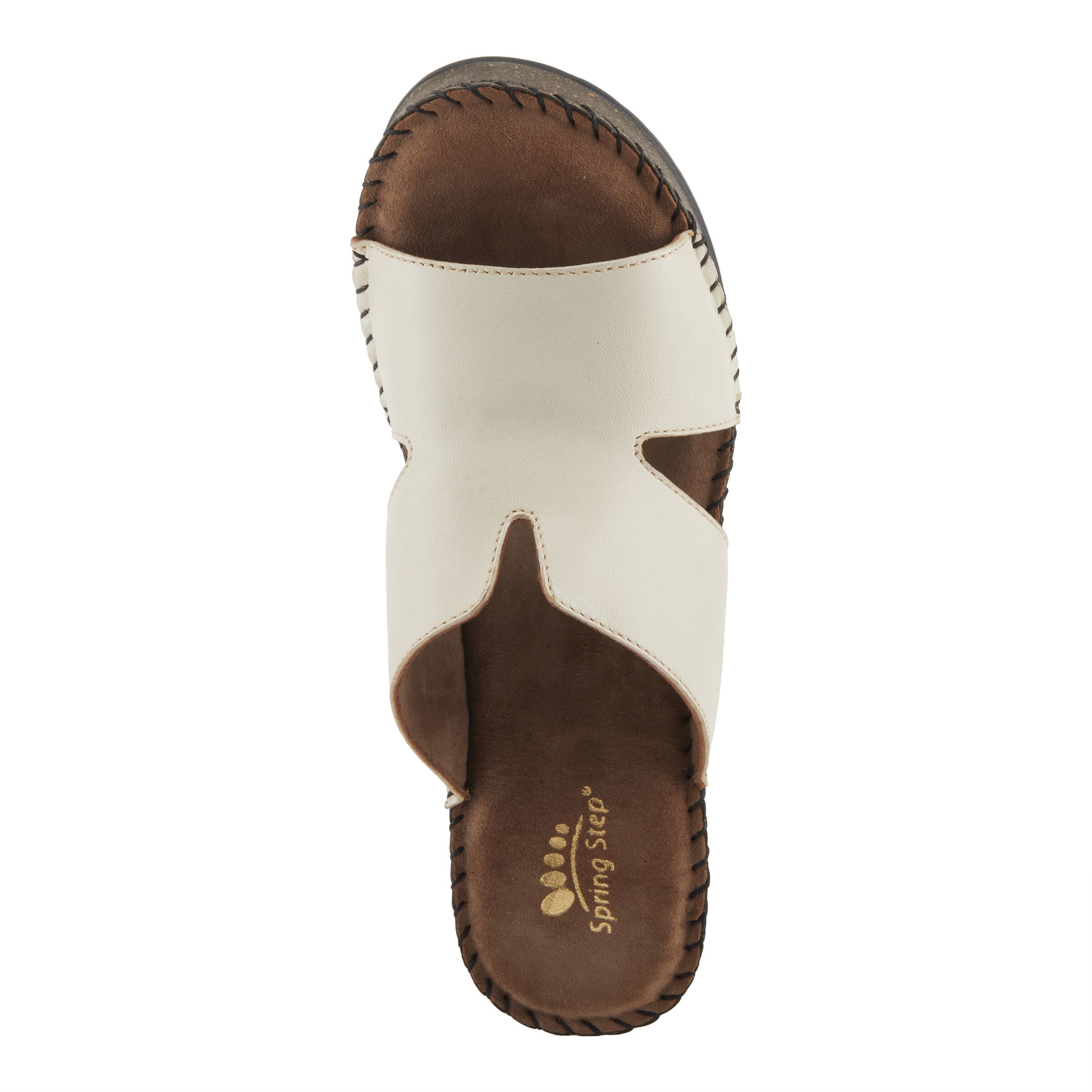 Deltana-Smooth Sandal, BONE, alternate image number 3