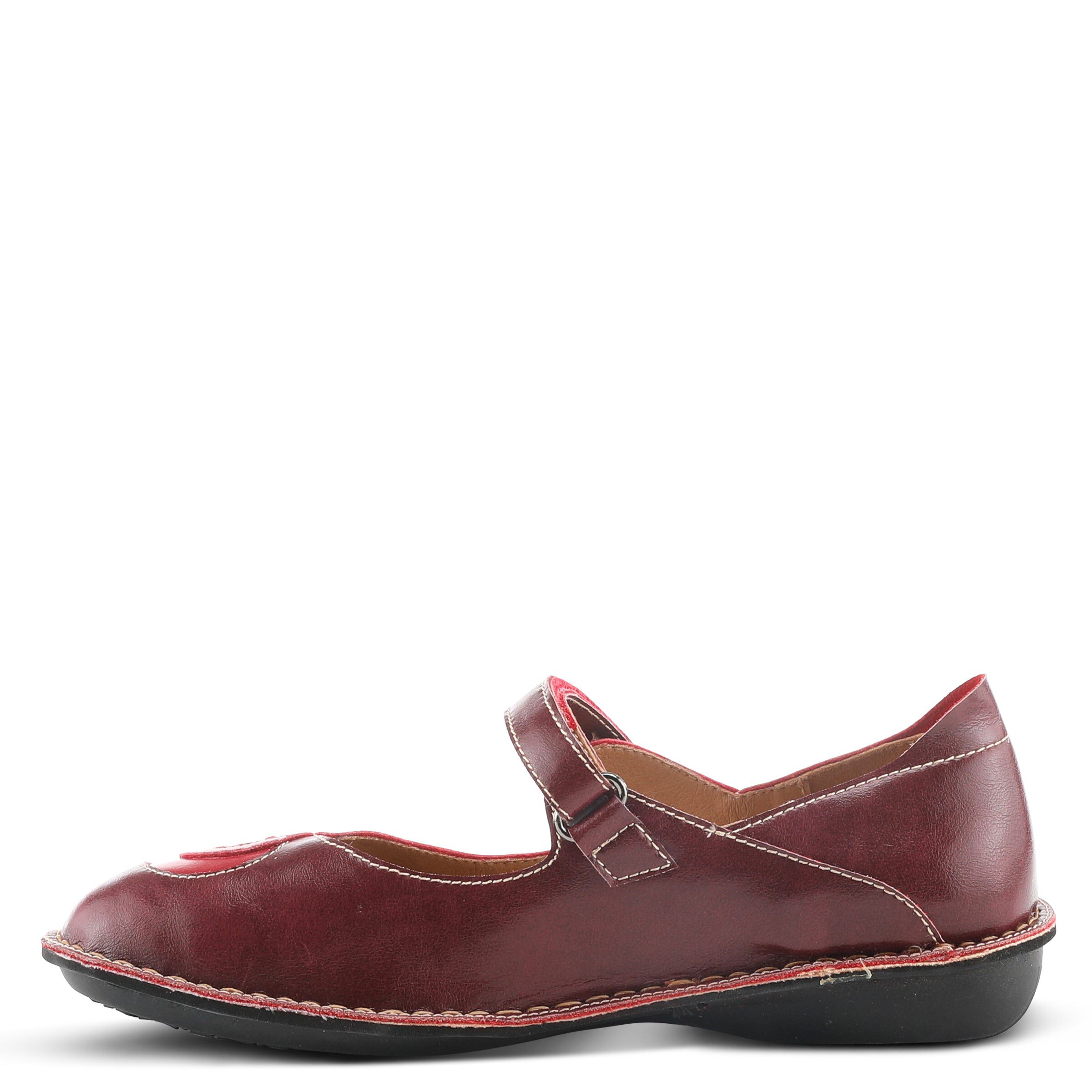Cosmic Flat Shoes, BORDEAUX, alternate image number 2