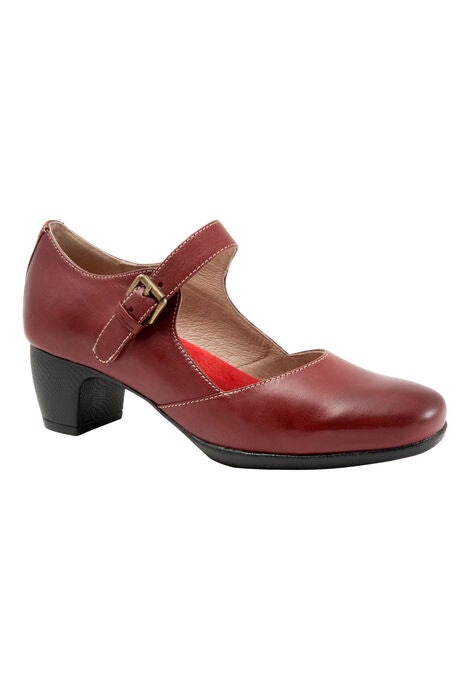 Irish II Pumps by SoftWalk®, DARK RED, hi-res image number null