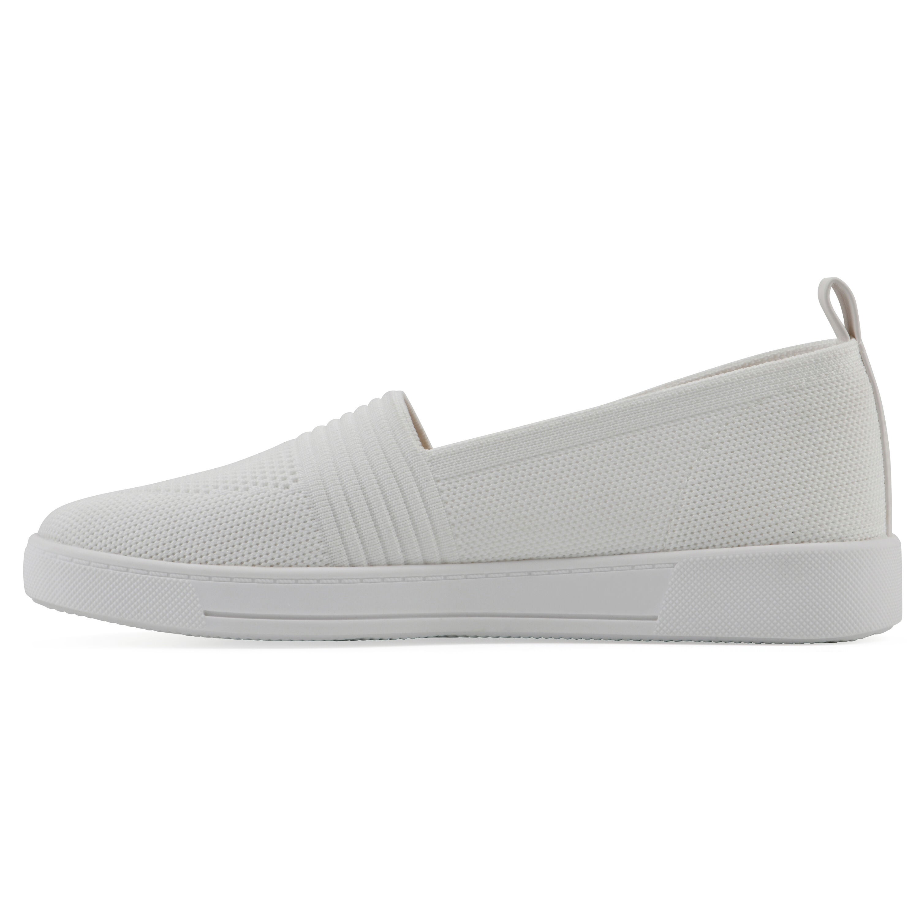Upright Slip On Sneaker, WHITE FABRIC, alternate image number 3