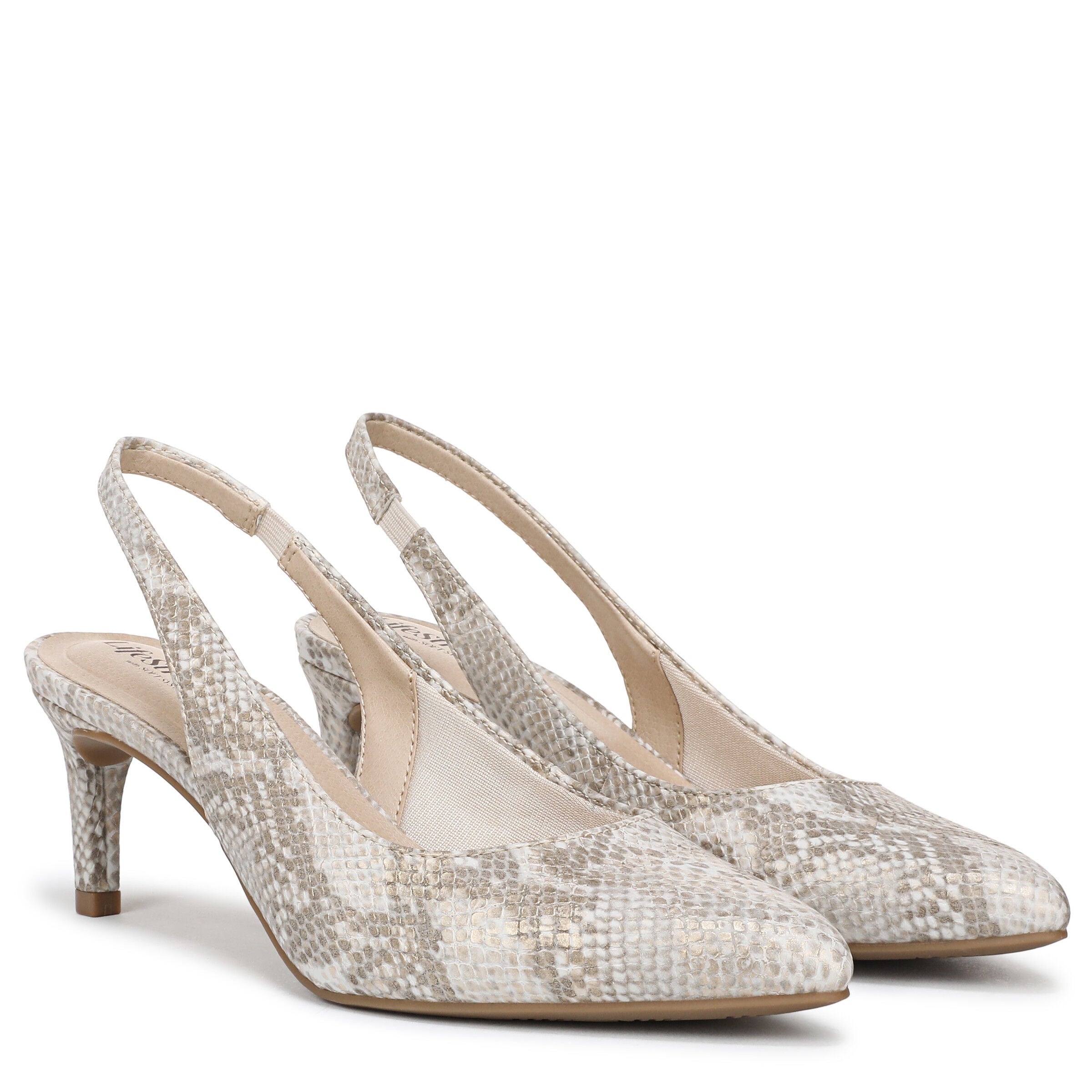 Annalise Slingback Pump, BONE MULTI, alternate image number 2