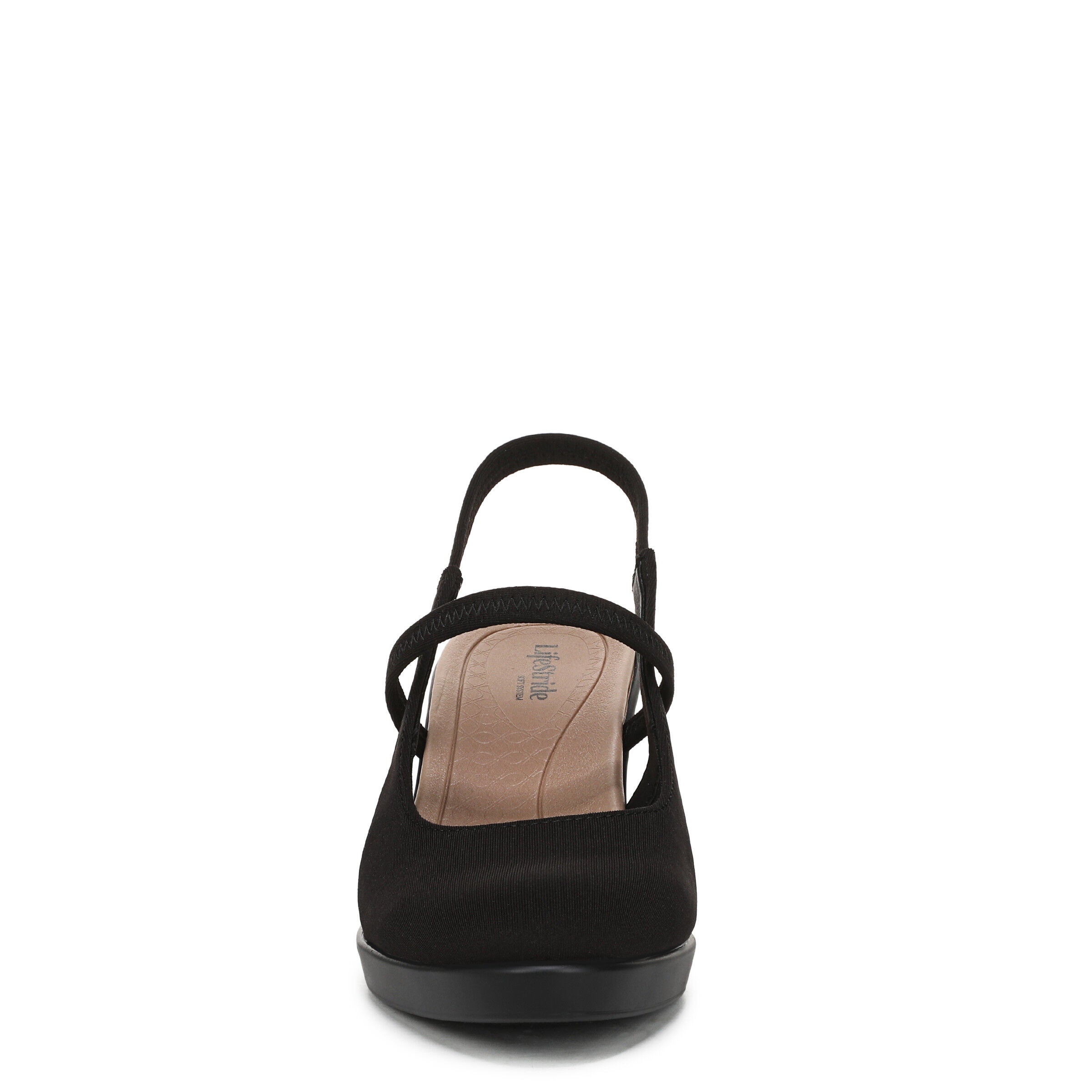 Evoke Slingback, BLACK FABRIC, alternate image number 4