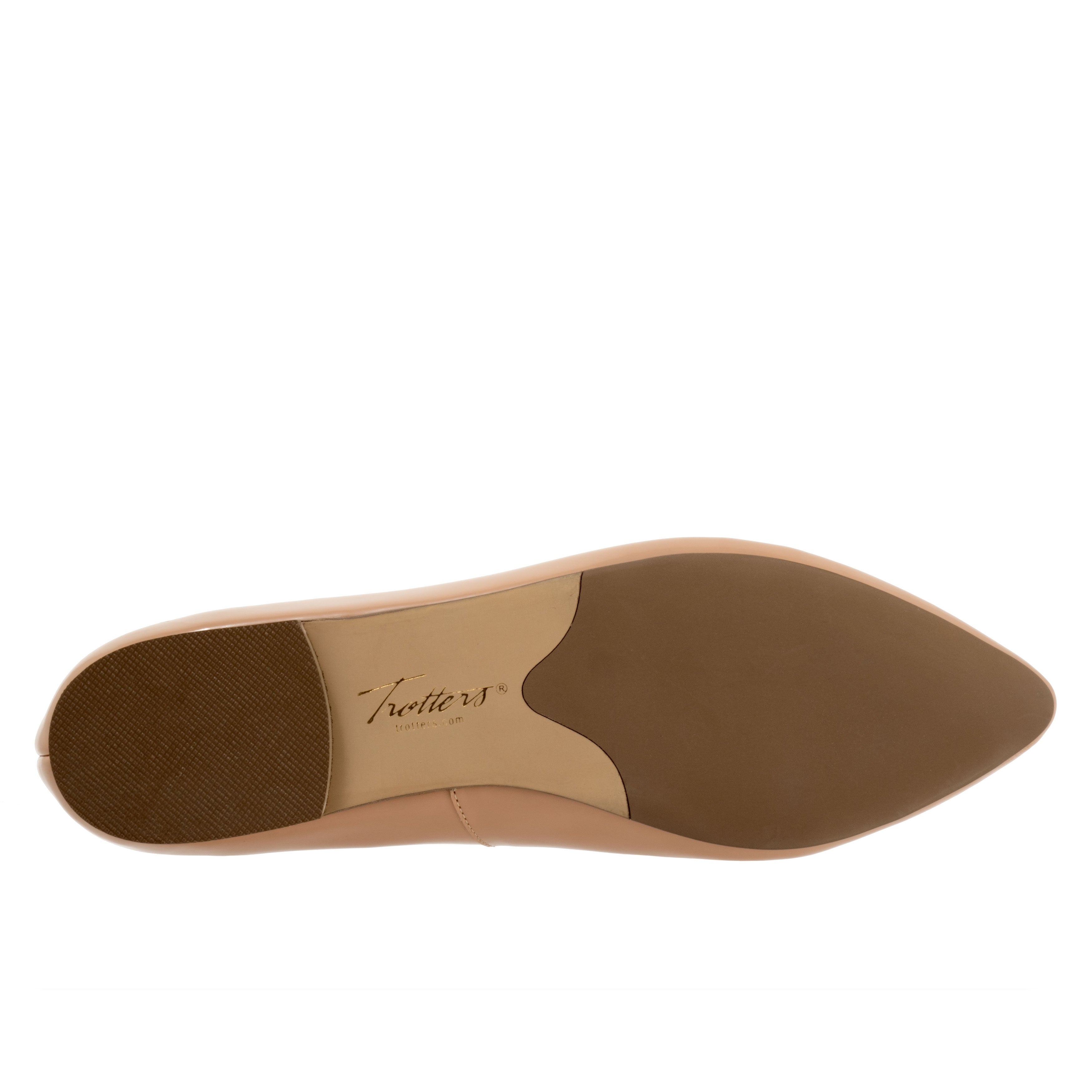 Everly Flat, DARK BEIGE PATENT, alternate image number 2
