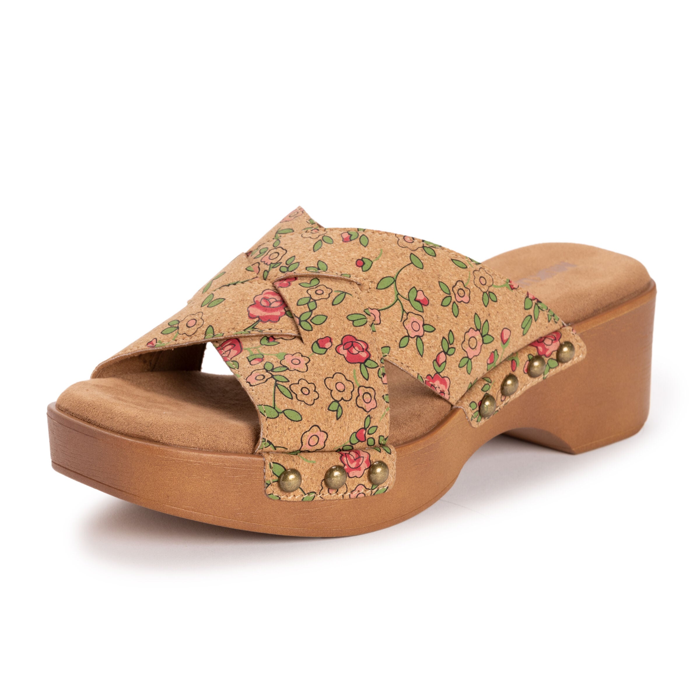 Cadence Sandal, NATURAL FLORAL, hi-res image number 0
