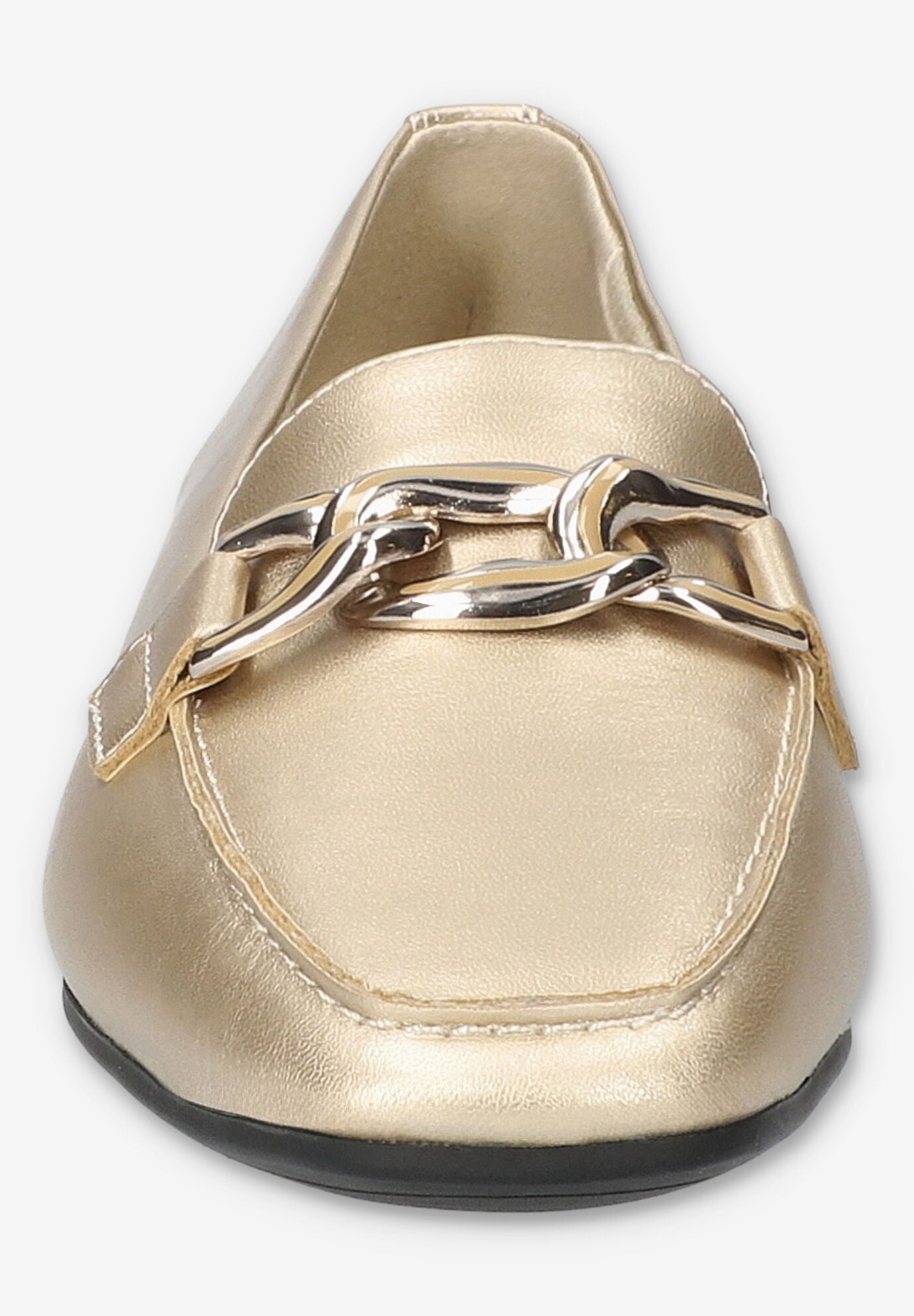 Femi Square Toe Flat, CHAMPAGNE, alternate image number 3