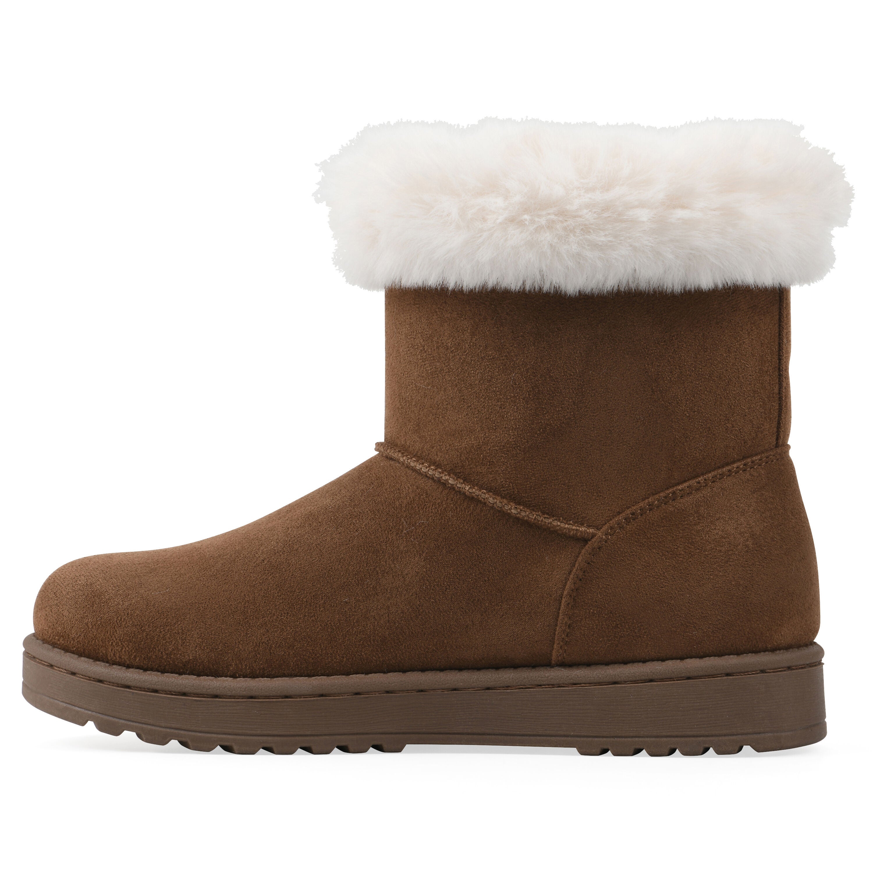 Incher Faux Fur-Lined Bootie, CHESTNUT, alternate image number 3