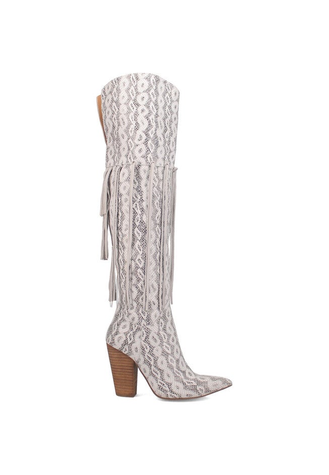Kitty Kat Knee High Fringe Boot, , alternate image number 2