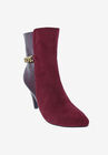 Chain Mid Calf Bootie, WINE MICRO PATENT, hi-res image number null