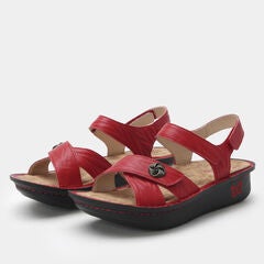Kelsi Cross Strap Adjustable Sandal