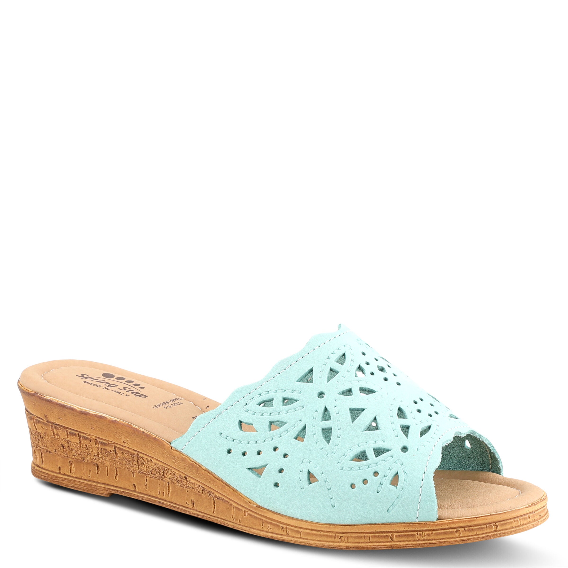 Estella Sandal, MINT GREEN NUBUCK, hi-res image number 0