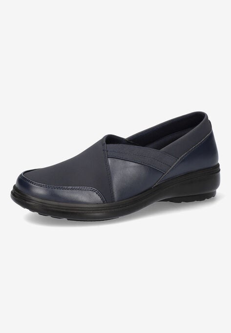Irene Casual Flat, NAVY SUEDE, hi-res image number null