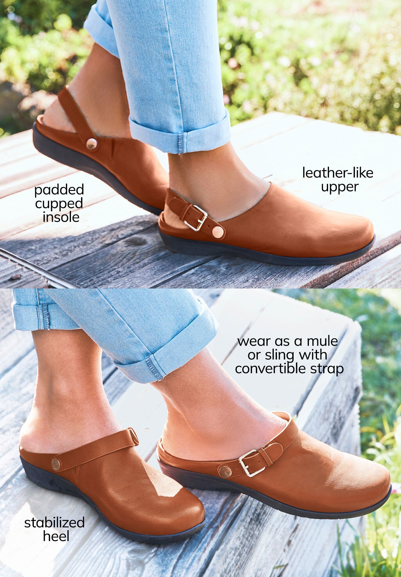 The Indigo Convertible Mule Catherines