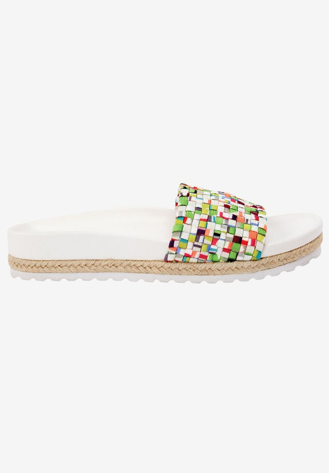 The Evie Footbed Sandal, , alternate image number null