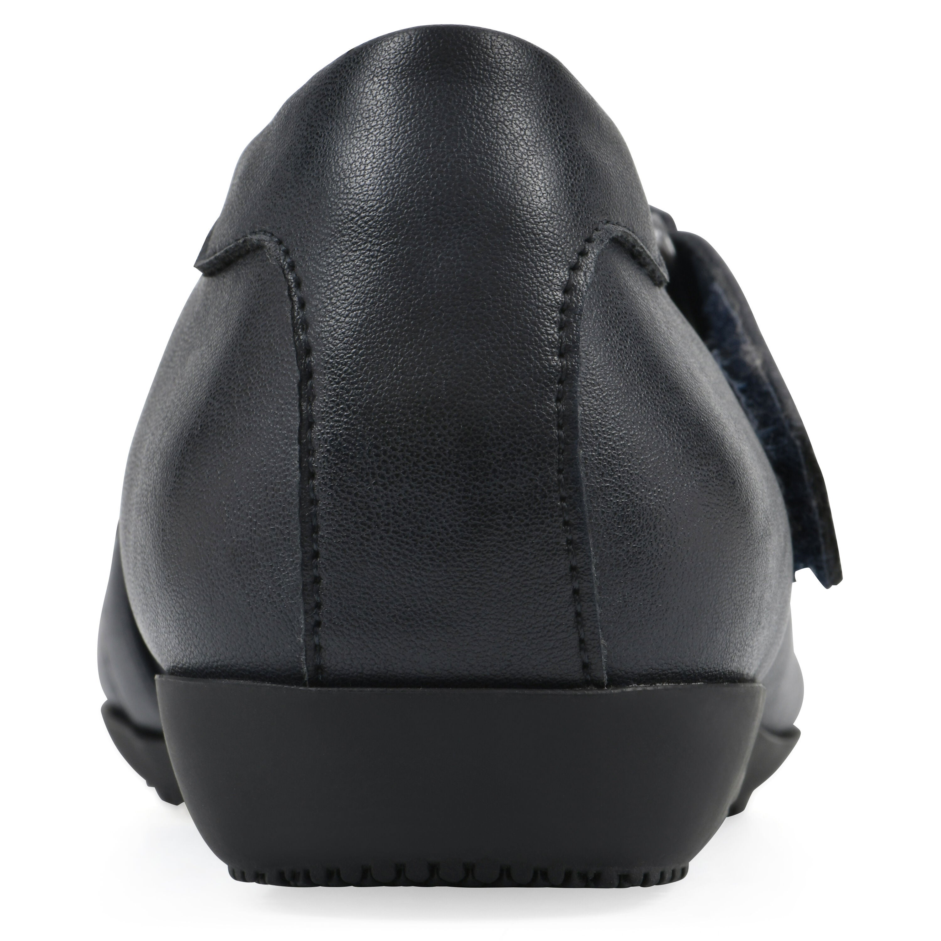 Carwen Mary Jane Flat, NAVY SMOOTH, on-hover image number 1