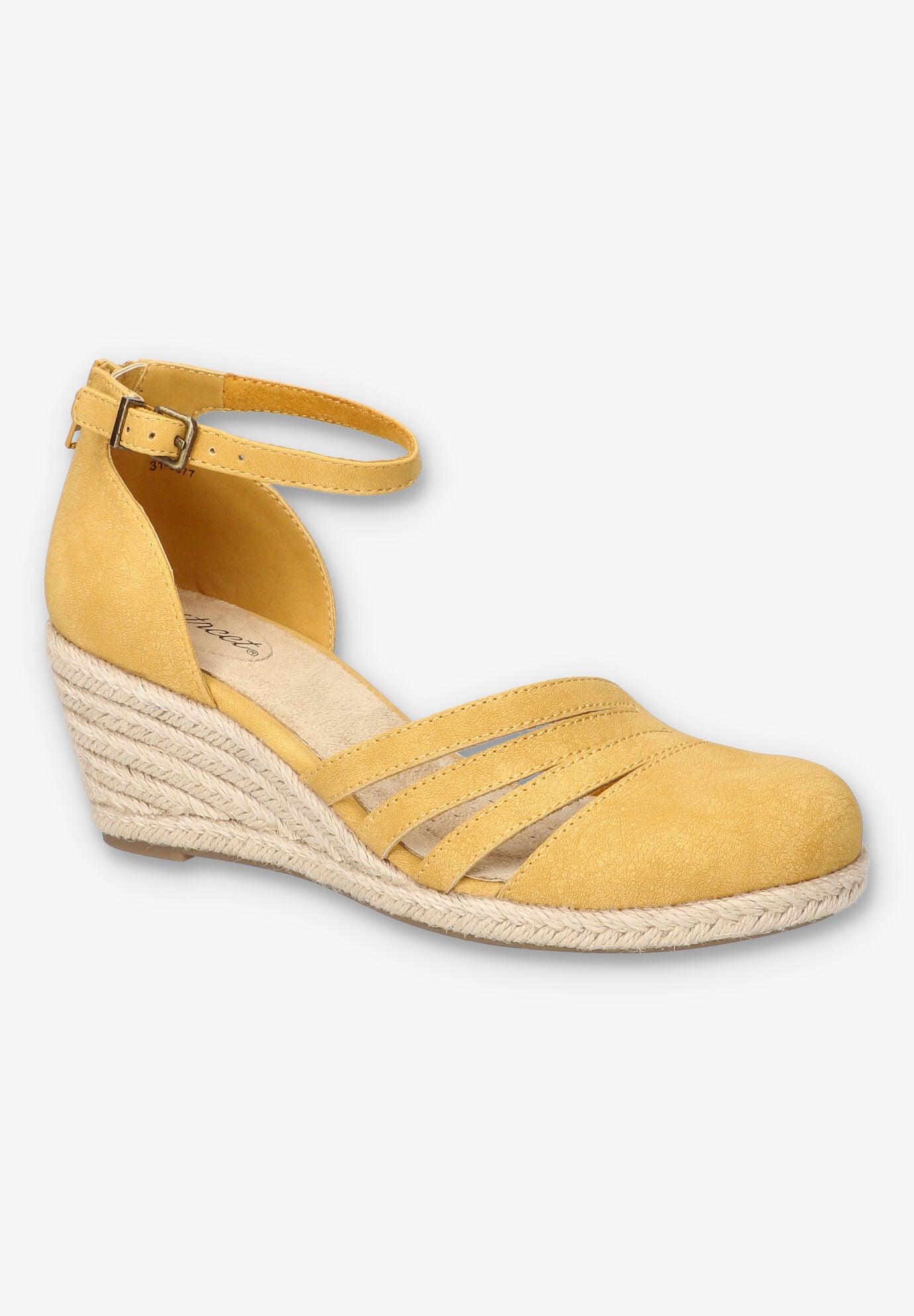Daytona Espadrille Wedge, YELLOW, hi-res image number 0