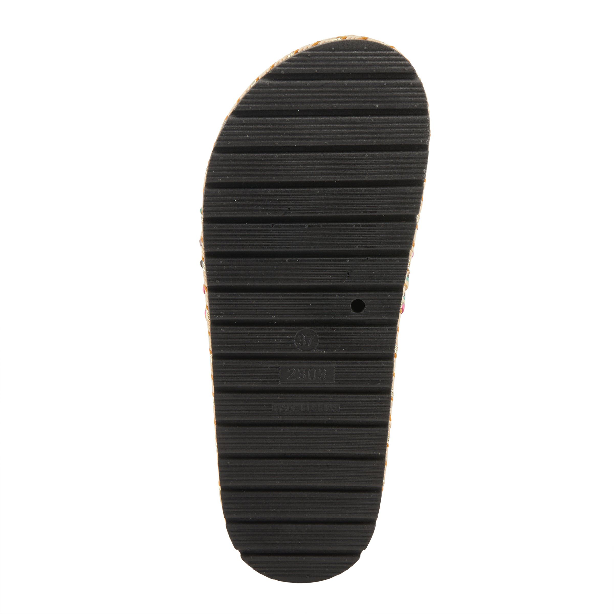 Swirla Slide Sandal, TURQUOISE MULTI, alternate image number 5