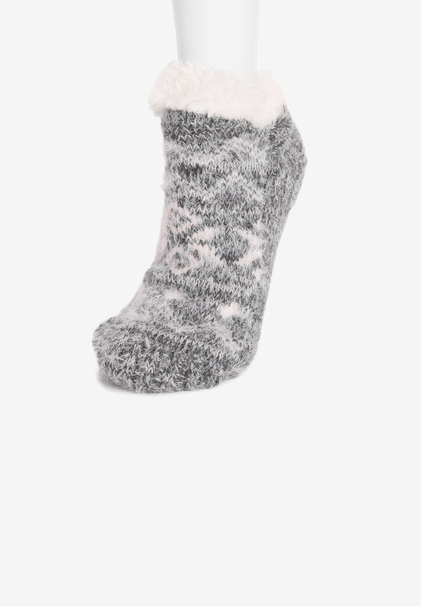 Feathered Shortie Cabin Sock, , on-hover image number 1