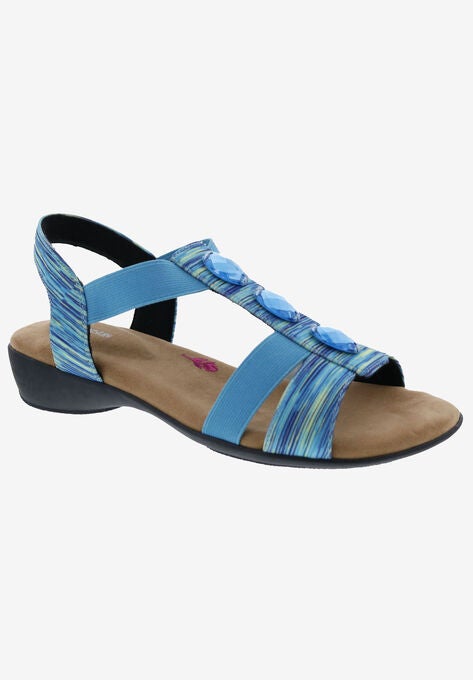 Mackenzie Sandal, BLUE MULTI STRETCH, hi-res image number null