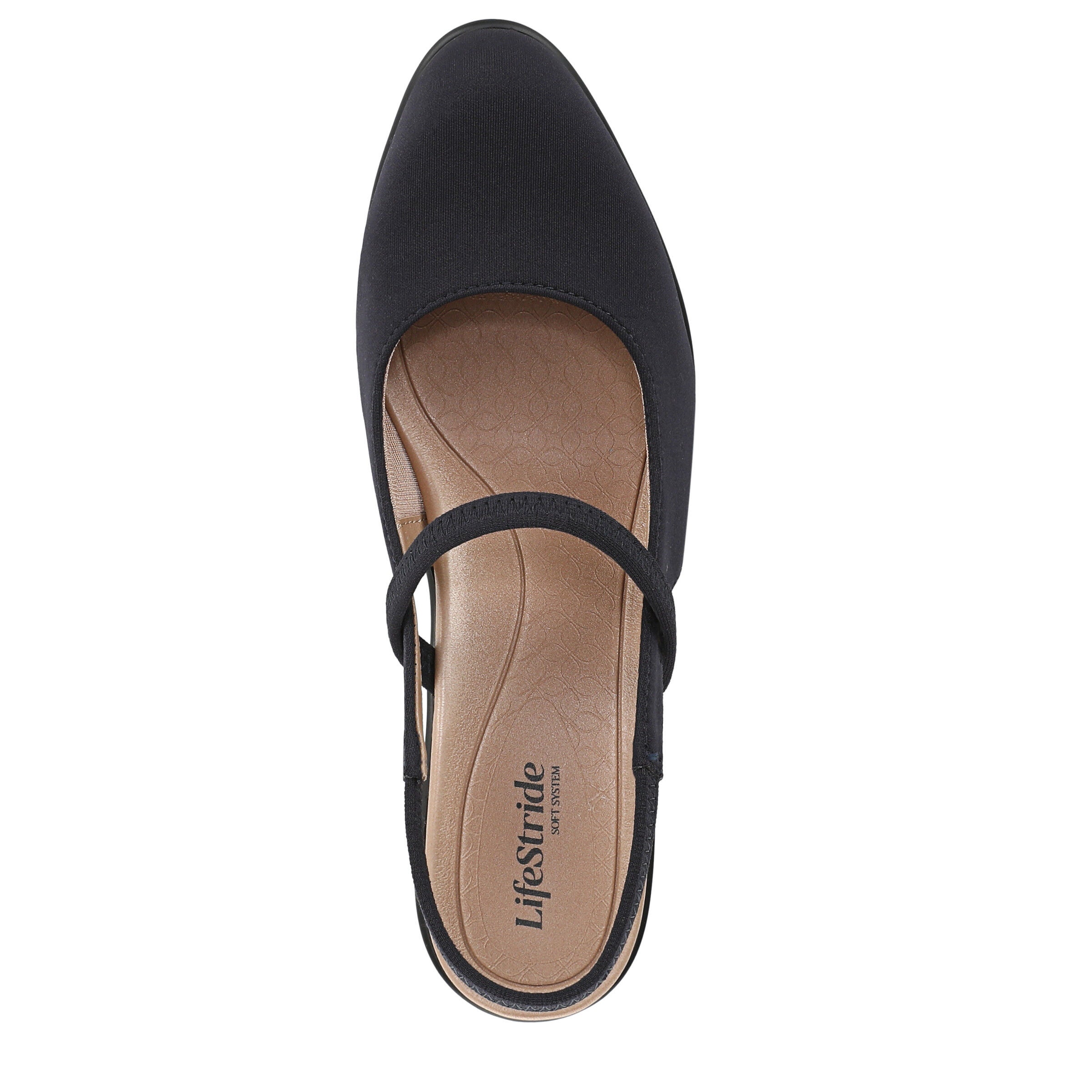 Evoke Slingback Pump, LUX NAVY FABRIC, alternate image number 6