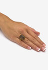 41.25 Tcw Genuine Smoky Quartz Gold-Plated Earring, Bracelet & Ring Set, , alternate image number null