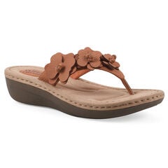 Cassilia Floral Mini Wedge Sandal