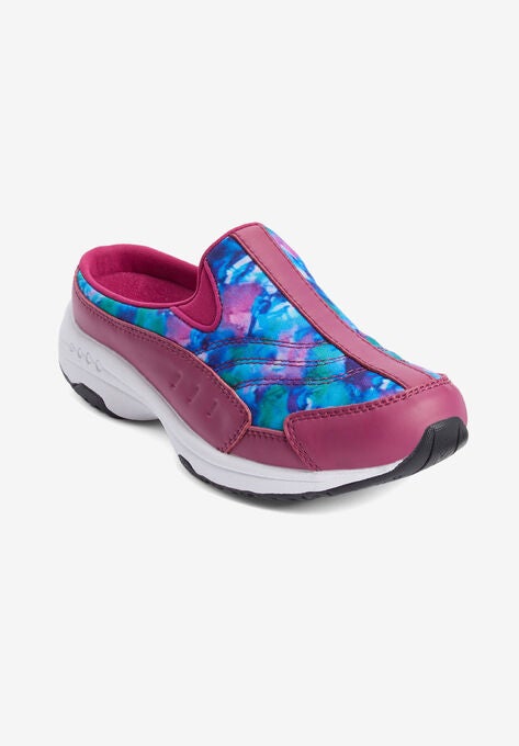 Easy Spirit Traveltime Mule, DARK PINK MULTI, hi-res image number null