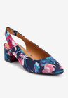 The Mea Slingback , WATERCOLOR FLORAL, hi-res image number 0