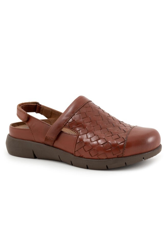 Salina Woven Mules by SoftWalk®, RUST, hi-res image number 0