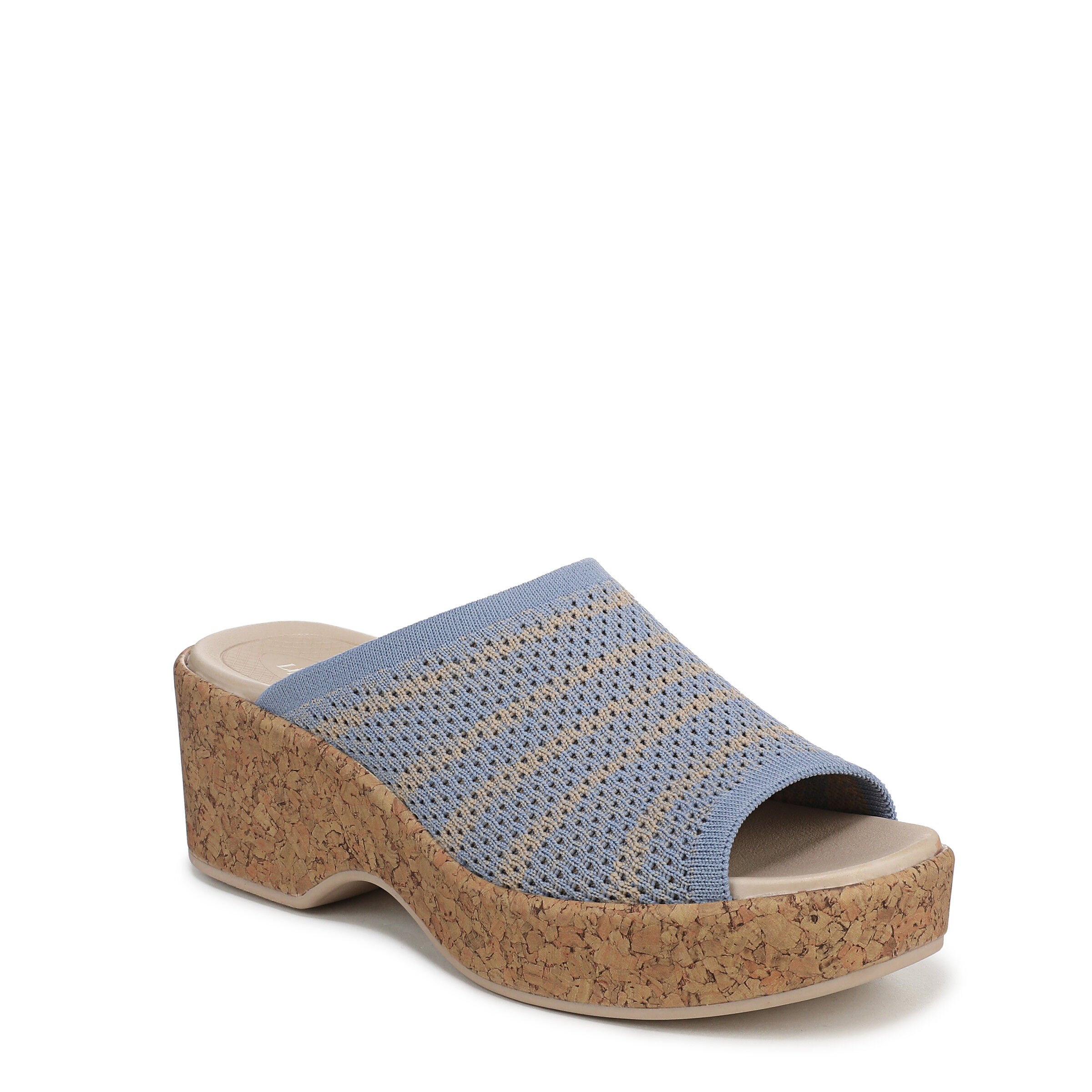 Very Ready Platform Sandal, STONE WASH BLUE, hi-res image number 0