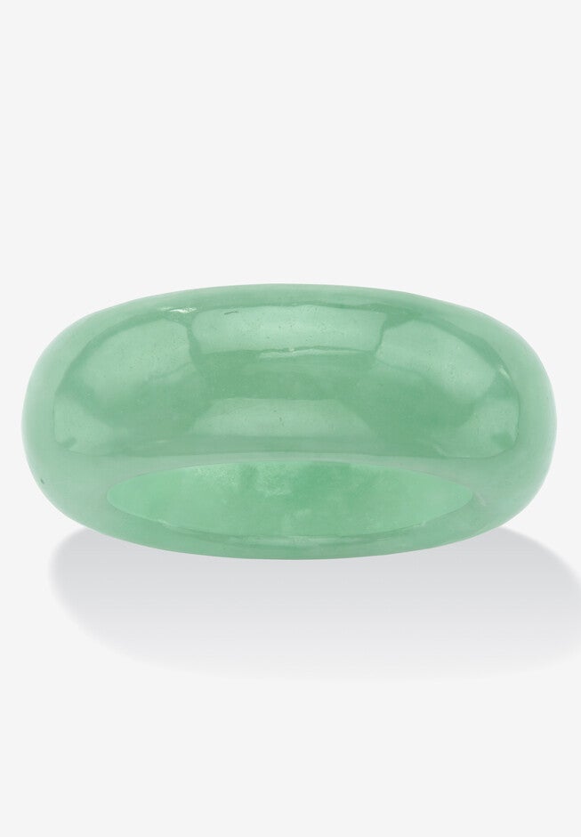 Genuine Green Jade Ring (8.5Mm) Jewelry, JADE, hi-res image number null