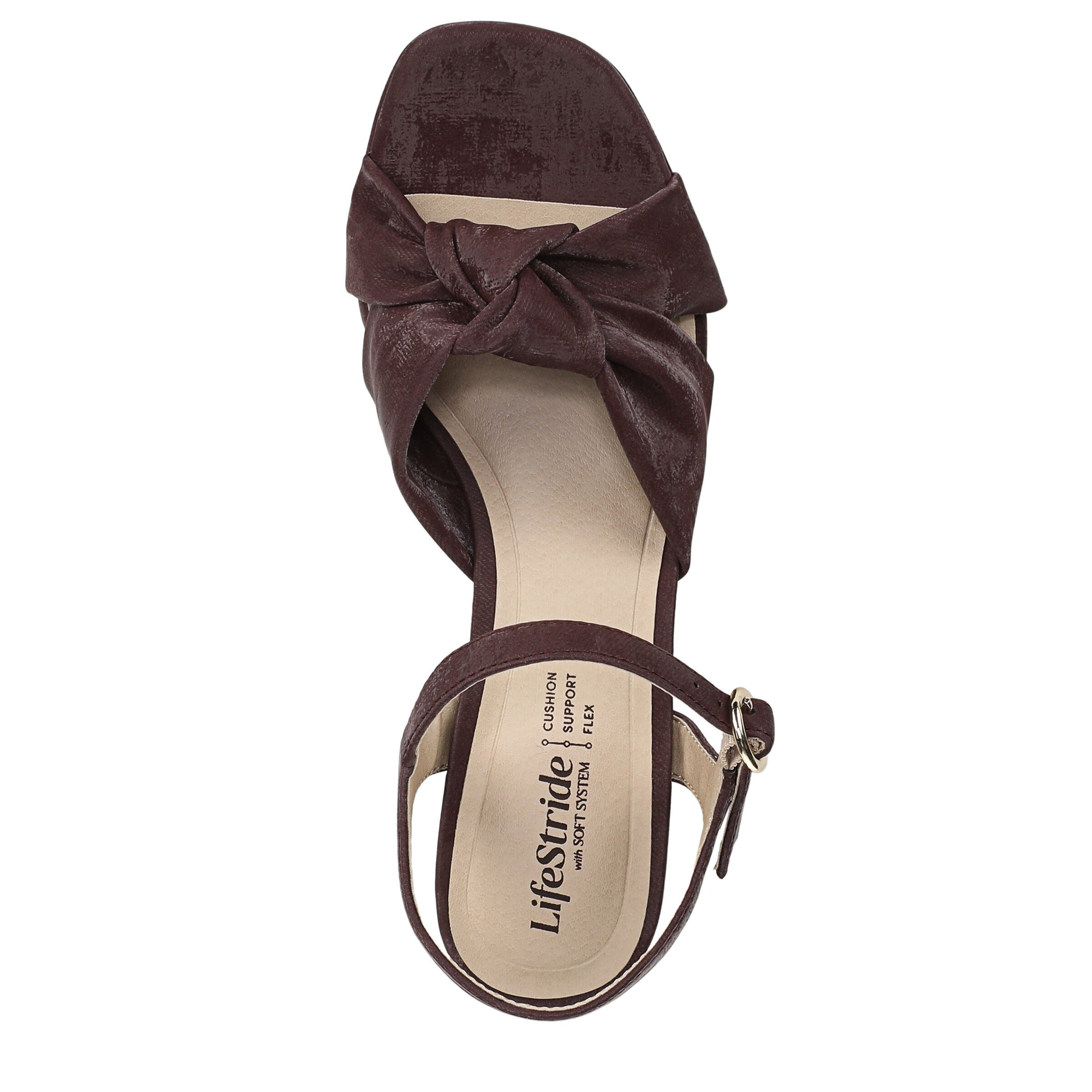 August Dress Sandal, PLUM, alternate image number 6