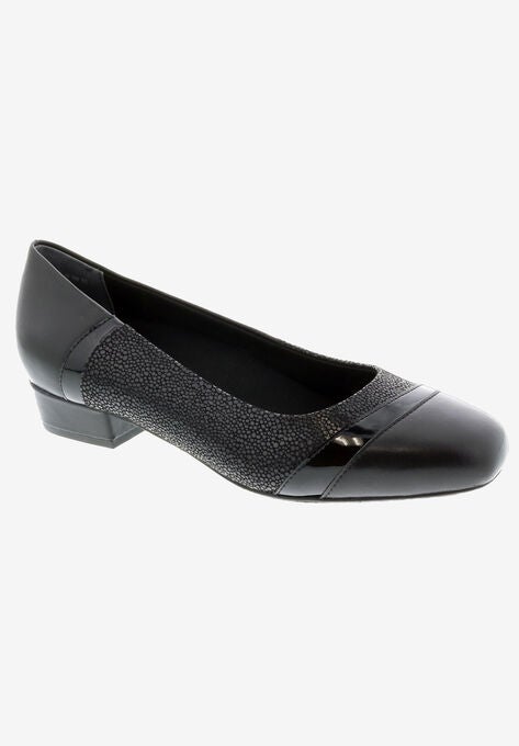 Tango Kitten Heel Pump, BLACK LIZARD PRINT, hi-res image number null