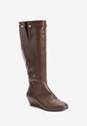 The Ellington Wide Calf Boot, DARK BROWN, hi-res image number null