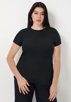 Ribbed Crewneck Top