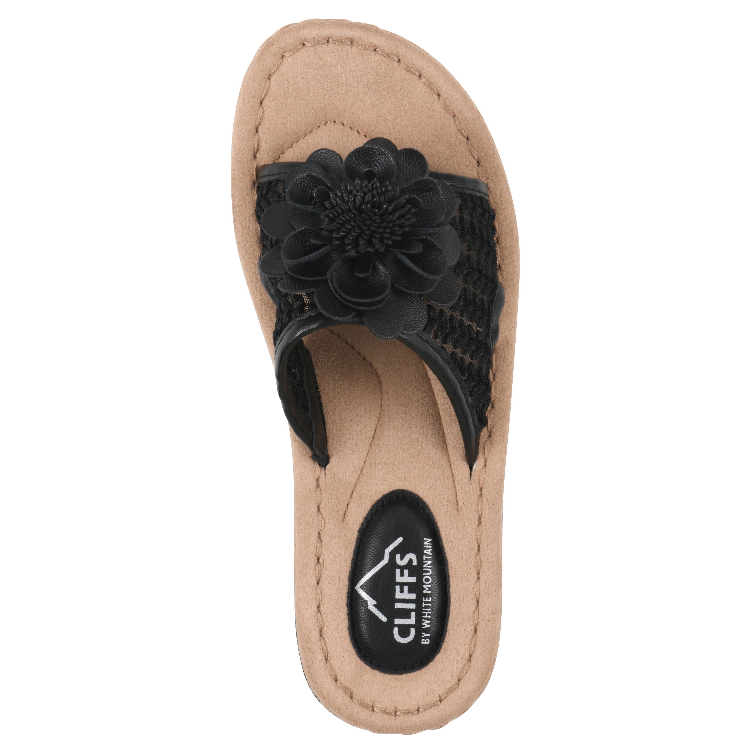 Chill 2 Wedge Slide Sandal, BLACK FABRIC, alternate image number 4