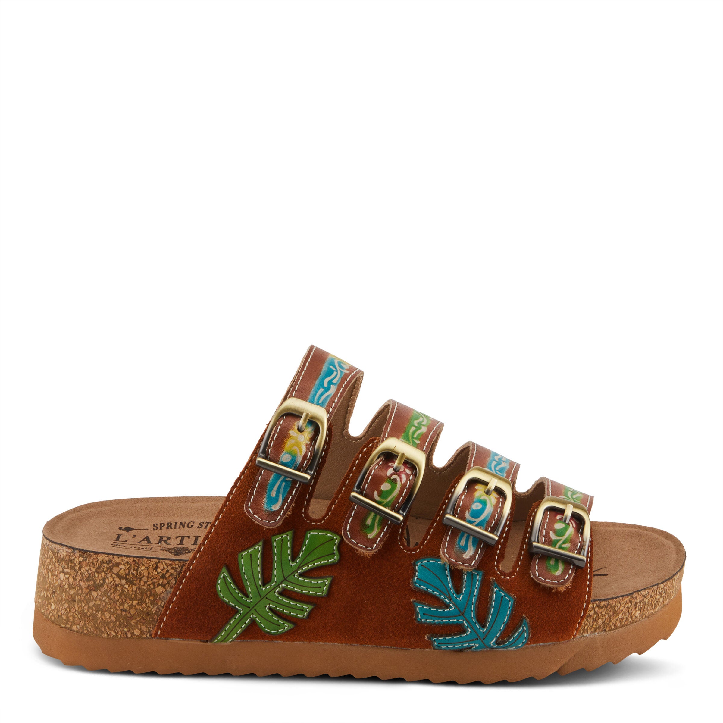 Toocool Sandal, BROWN MULTI, alternate image number 5