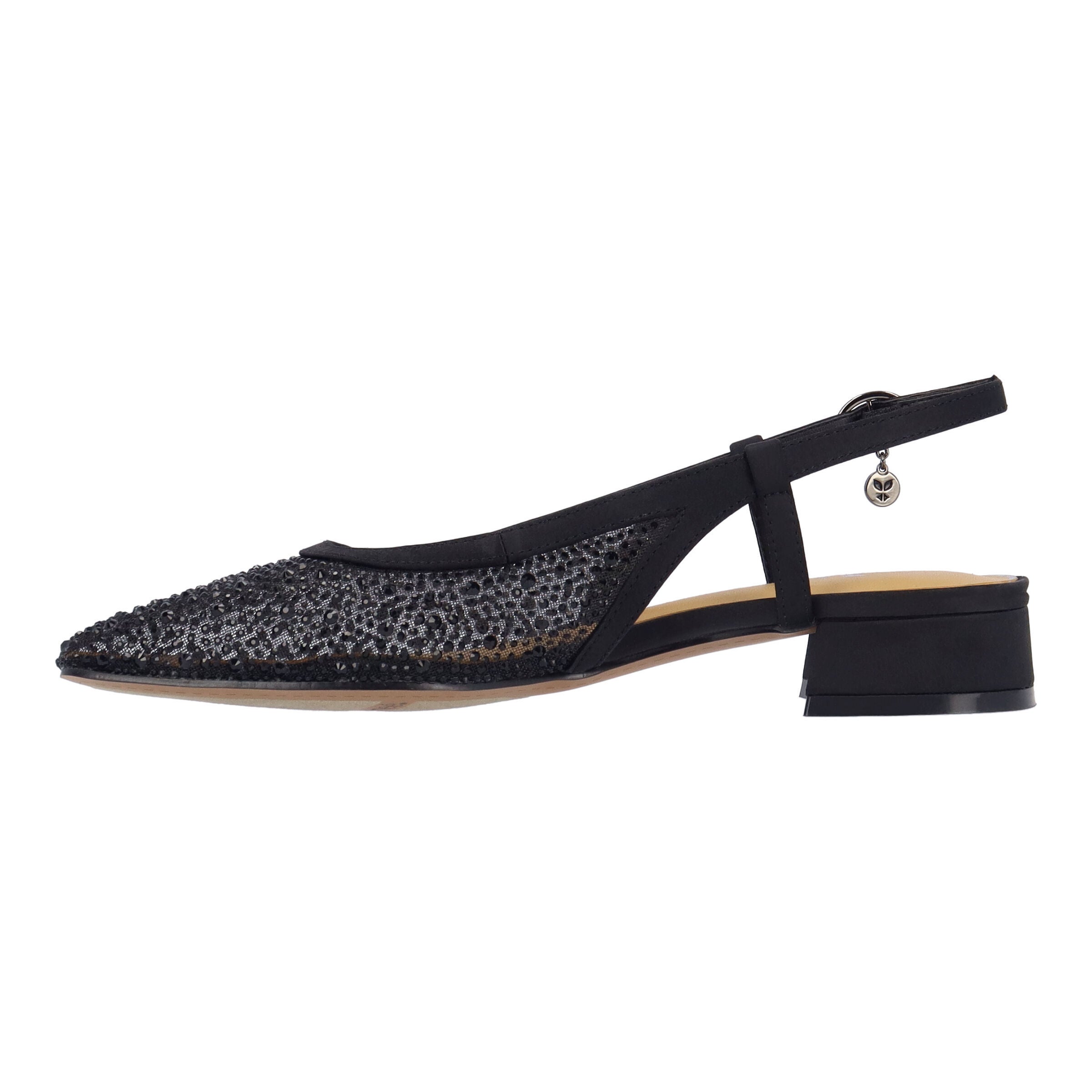 Layton Slingback Pump, BLACK, alternate image number 4