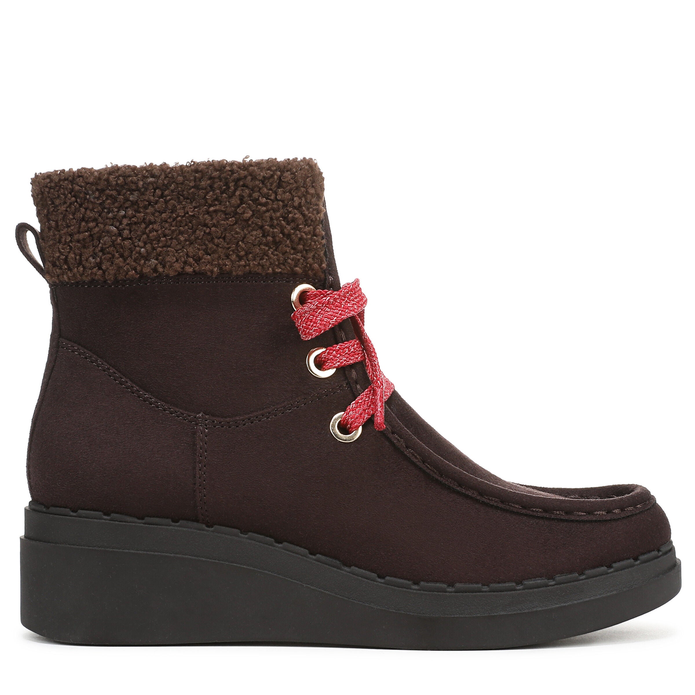Devon Wedge Ankle Boot, DARK CHOCOLATE, alternate image number 3