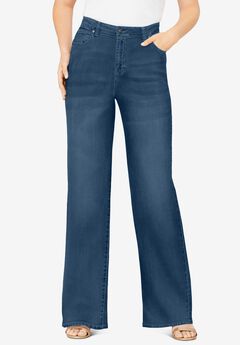 Plus Size 24/7 Stretch Wide Leg Jean