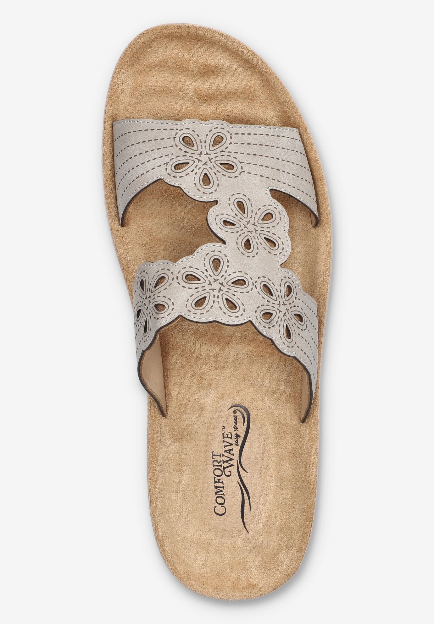 Taj Slide Sandal, GREY, alternate image number 6