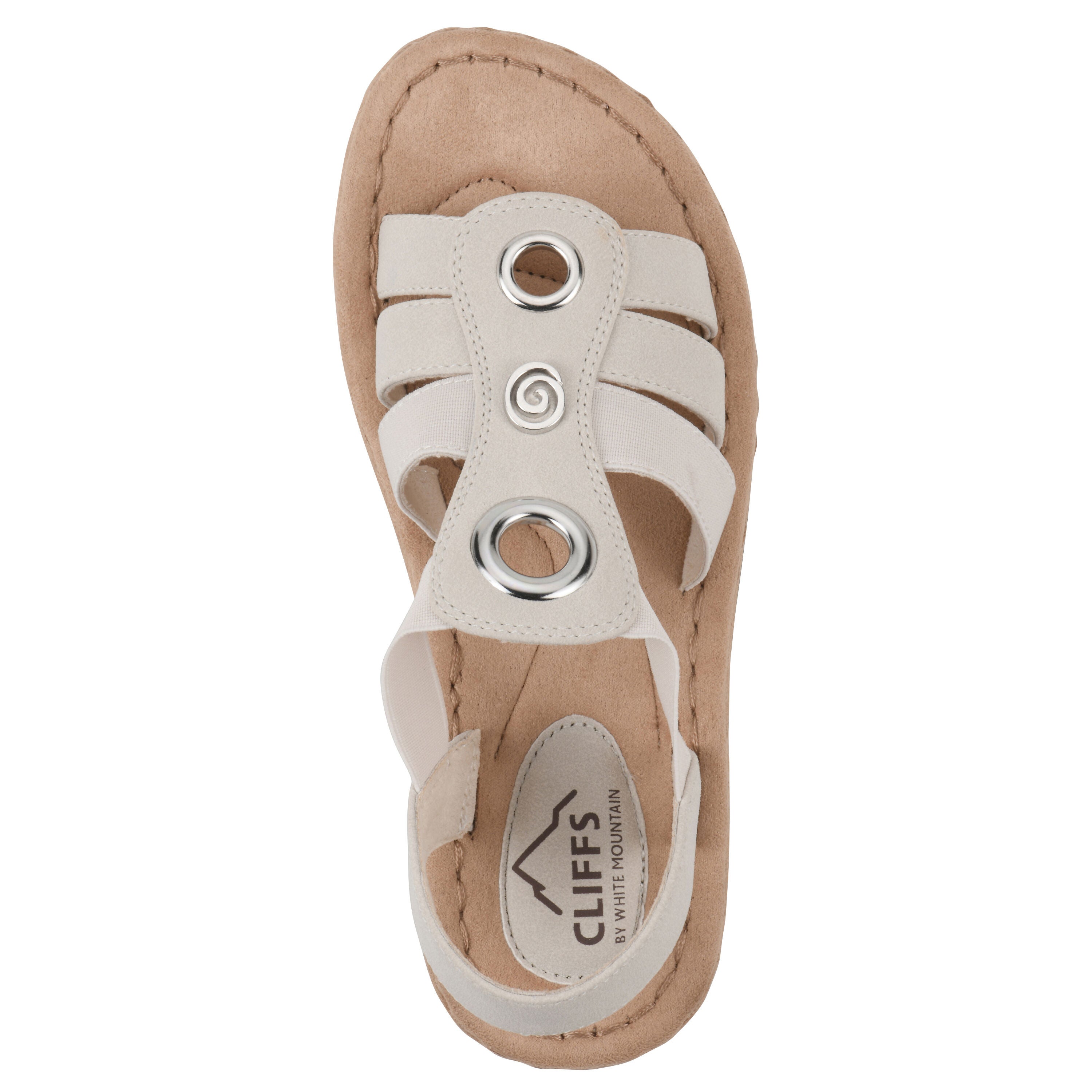 Casimir Mini Wedge Sandal, WHITE SMOOTH, alternate image number 4