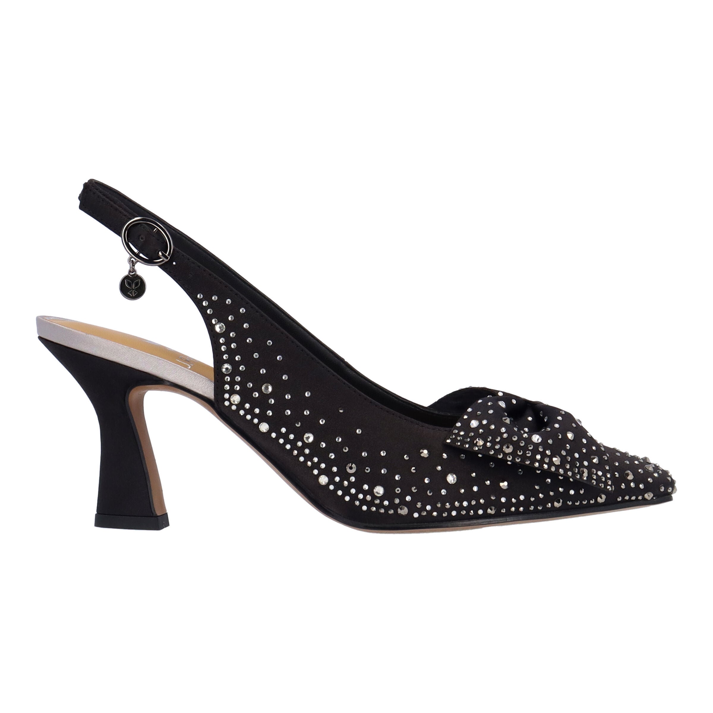 Harlan Slingback Pump, BLACK GRAY, alternate image number 3